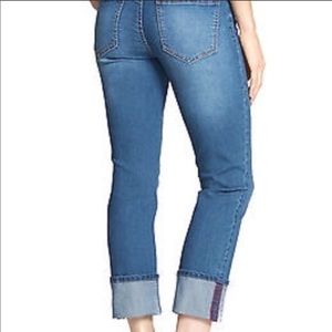 DKNY So Low Lita Denim Folded Cuff Cropped Jeans 4